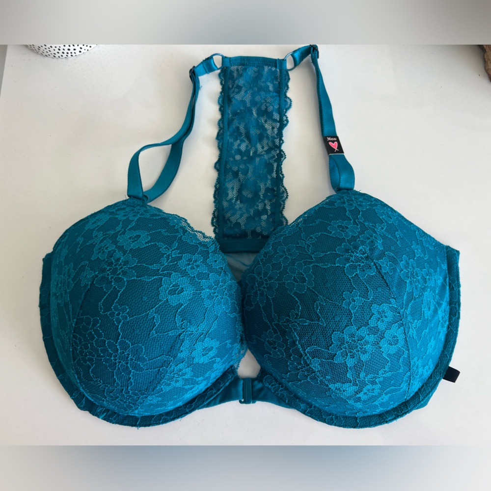 VS PUSH-UP Razor Back Bra 36DD NWT